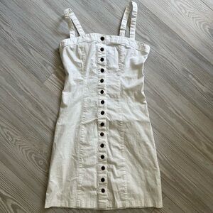 Forever 21 white denim dress